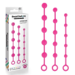 Bead Delight Silicone Anal Beads - Pink Anal Beads - Set of 3 Sizes